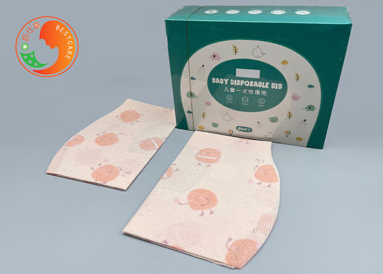 Comfort Customized Disposable Baby Bibs Ultraviolet Sterilization Travel Friendly Sticker